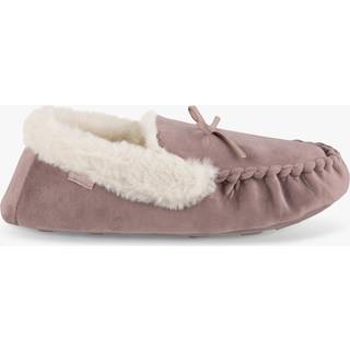 Totes Totes Purple Ladies Velour Moccasin Slippers