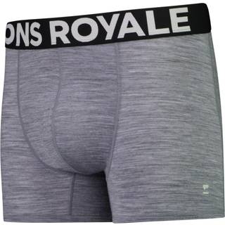 Mons Royale Hold 'em Shorty Boxer Merino undertøj Herrer størrelse S farve grå