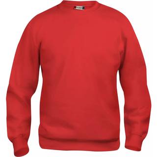 Clique 21020 Basic Roundneck Junior / Sweatshirt / Trøje Rød 150/160