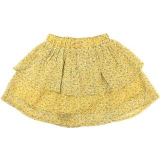 Sofie Schnoor Girls Nederdel Siggy Yellow Flower - Str. 10y 140cm