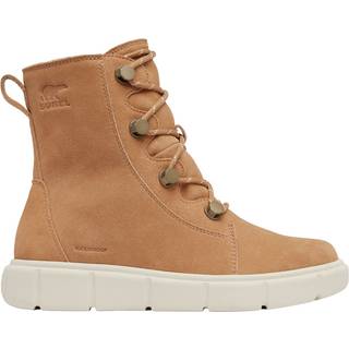 Sorel Women's Sorel Explorer III Joan Wp Black/Chalk, Black, Chalk, 37