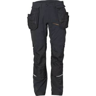 FRISTADS® Evolve SORT Oekotex® Håndværkerbuks 4-vejs stretch m/Værktøjslommer (218 g/m²) Str. D96