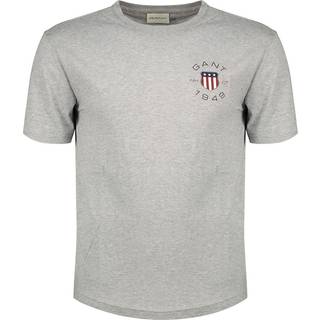 Print T-shirt, Grey Melange, 3XL