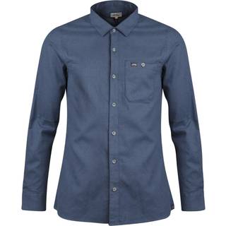 Skjorte Lundhags Ekren Solid Shirt Mid Blue M - Mid Blue - M
