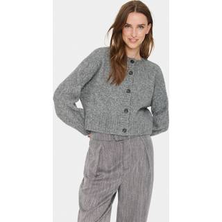 Saint Tropez GildaSZ Cardigan - Grå - Str S - Damer