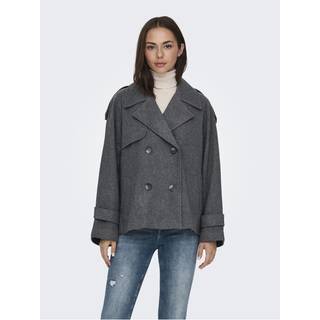 ONLY dame jakke ONLMAISY - Dark Grey Melange Black lining - S
