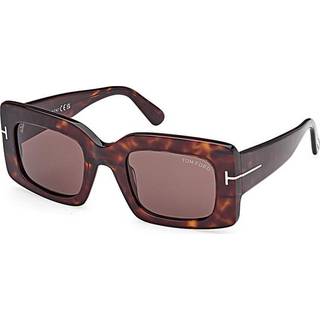 TOM FORD Kvinde FT1188 BRIGITTA 52E Solbriller Acetat Firkantet Normal