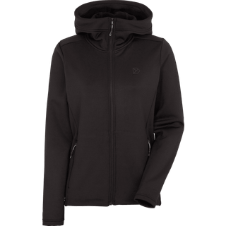 Didriksons Women's Anneli Full Zip 2 Fleecejakke Damer størrelse 40 farve sort