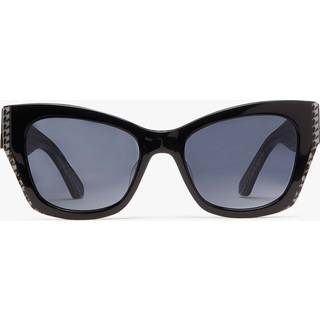 Kate Spade KS Jayda/G/S Asian Fit TAY/9O 53 Solbriller Kvinder Black - Black On Pattern White - 53mm