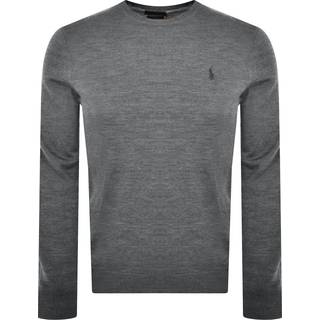 Polo Ralph Lauren Herren Pullover grau unifarben Slim Fit