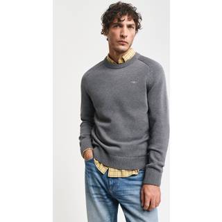 Gant Herren Pullover grau unifarben