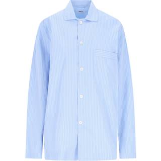 Tekla Poplin Pyjama Shirt Pin Stripes