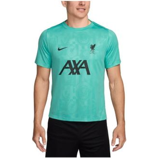 Liverpool FC Academy Pro Nike Dri-FIT Pre-Match-fodboldtrøje med korte ærmer til mænd - grøn - S