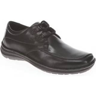 Pavers Pavers Black Leather Lace-up Shoes