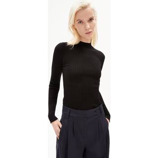 ARMEDANGELS Women's Alaani Longsleeve Damer størrelse XXL farve sort