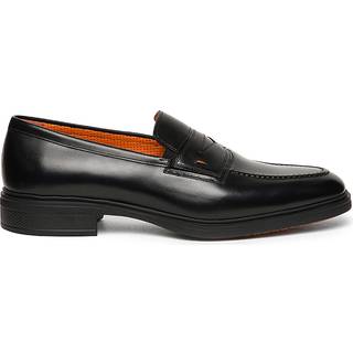 Santoni Santoni Easy Penny Loafer Black Calf