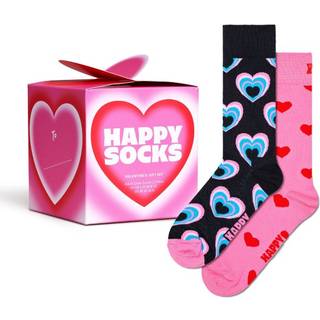 Happy socks 2-pak Valentine Gift Set - Pink Pattern - Str 41/46 * Kampagne *