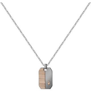 Maserati Dogtag Halskæde Rosegold & Sort