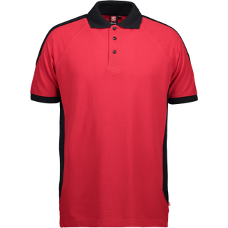 ID 0322 PRO Wear poloshirt kontrast Rød L