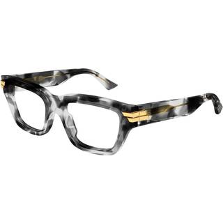 Bottega Veneta Kvinde Bottega Veneta BV1190O 006 Optiske stel Acetat Havana Transparent Firkantet