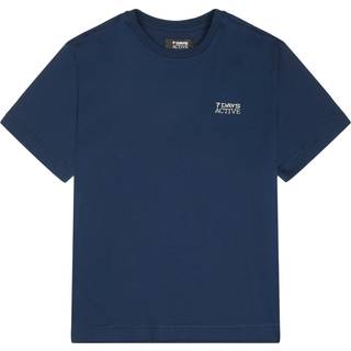 Organic Fitted T-shirt, Pageant Blue, S