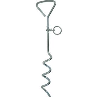 Jordskrue til Hund - Aluminiumsskrue - Fastgør i jorden