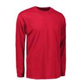 ID Pro Wear Herre Langærmet t-shirt - Red - 3XL