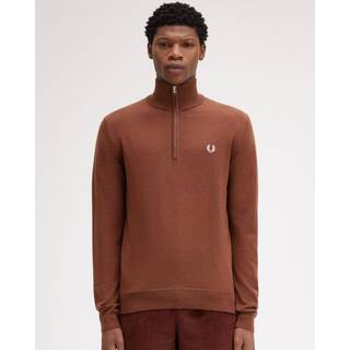 Fred Perry Herren Troyer braun unifarben