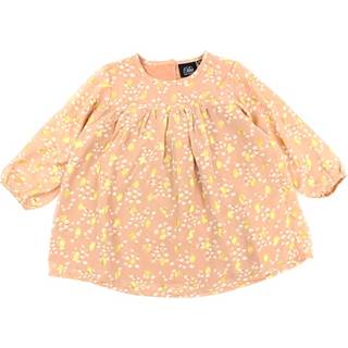 Petit By Sofie Schnoor Kjole Francine Rose Flower Gold Dot - Str. 1.5y 86cm