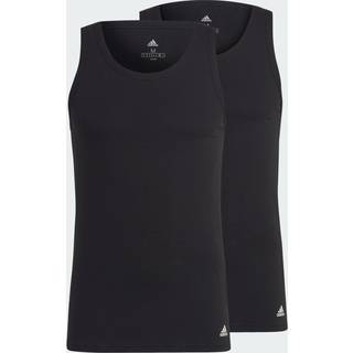 adidas 2-pak Active Flex Cotton 3 Stripes Tank Top - Black - XX-Large * Kampagne *