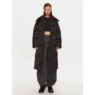 Relaxed Padded Down Coat - Black - XL