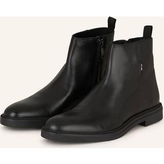 BOSS Black Herren Chelsea Boots schwarz Glattleder