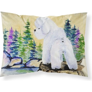 """" Caroline's Treasures SS8010Pillowcase Bichon Frize Moisture Wicking Fabric Standard Pillowcase Large Multicolor """"