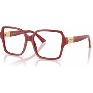 Jimmy Choo Kvinde JC3027 5013 Optiske stel Acetat Rød Transparent Firkantet Normal