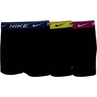 Nike 9-pak Ultra Comfort Boxer Brief - Black/Yellow - Small