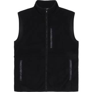 Fleece Vest, Black, M