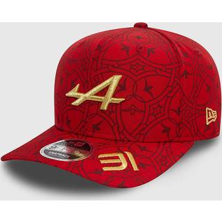 Alpine Racing China Esteban Ocon Red 9FIFTY Original Fit Snapback Cap newera adult unisex Red newera adult unisex Red newera adult unisex Red newera a - S-M