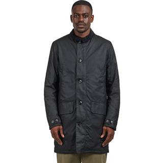 Barbour - Jakke - Herre - Wax Mac - Black/Greenloch Tartan - L