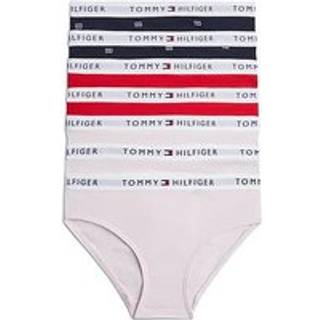 Tommy Hilfiger Lyserød Signature Det essentielle Tryk Bikini Trusser 7 Pakke12 - 14 år (152 - 164cm)