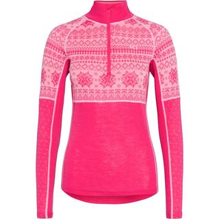 Vilma Half Zip Berry Undertrøje