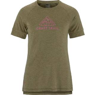 Craft Women's Advance Trail Wool Short Sleeve Tee Rift Melange, XS