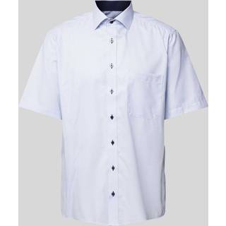Eterna Struktur Shirt Comfort fit - HVID, 44