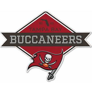 Rico Industries NFL Tampa Bay Buccaneers Diamond Shape Cut Pennant - Indretning til hjemmet og stuen - Bld filt EZ til at hnge 18x0,10x18