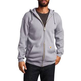 Carhartt Zip Hooded Sweatshirt Hoodie Herrer størrelse XS farve grå