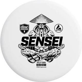 Discmania Active Base Sensei Disc Golf Putter - Stabil Disc Flight Frisbee Golf Disc (farver kan variere) 165-170G