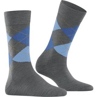 Burlington Marylebone Wool Socks - Grey - Str 36/41