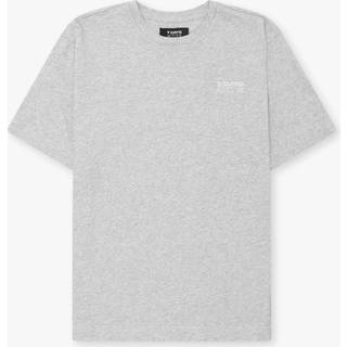 Organic Fitted T-shirt, Heather Grey, M