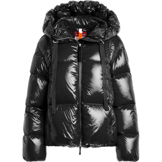 Water Lily Hooded Down Jacket W Black (L)
