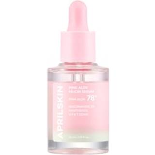 Aprilskinn Pink Aloe Mucin Serum 1.01 fl.oz (30 ml) Hydrating 78% Jeju Aloe Mucin-formel med icke-klibbig finish för en glasglödsutseende koreans