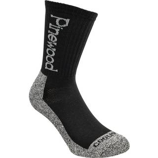 Pinewood Coolmax strømper 43-45, sort, 2-pak 9212